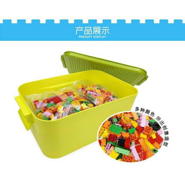 Mainan edukasi anak lego kontainer building kit panlos Brick 625 LEGO 601005