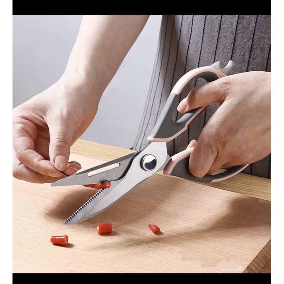 Gunting 8 IN 1 Serbaguna / Gunting Dapur Magnetic Multifunction Kitchen Scissors