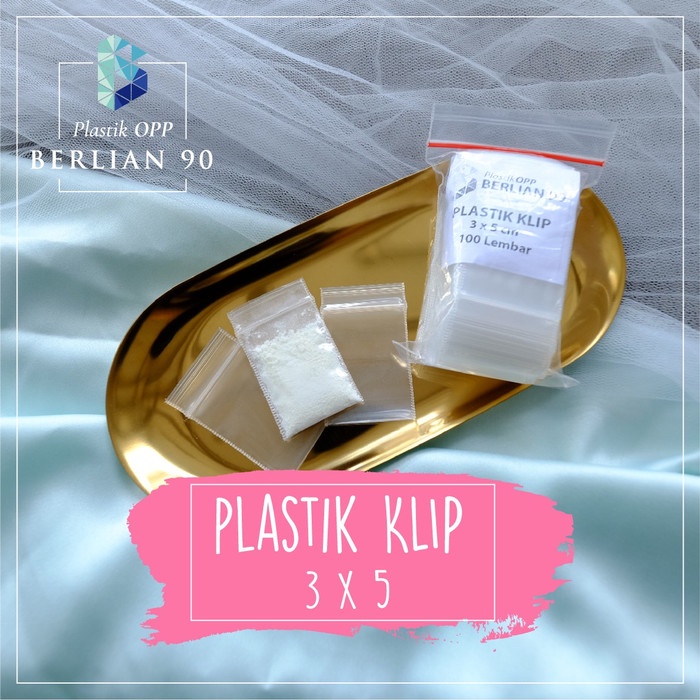 Plastik Klip 3x5 cm Plastik Ziplock Kecil Plastik Cetik Plastik Klip Kecil Plastik Ctik