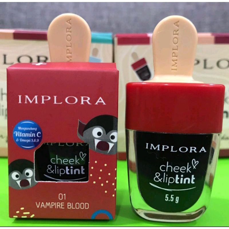 liptint implora lip tint n cheek no 1 vampire blood