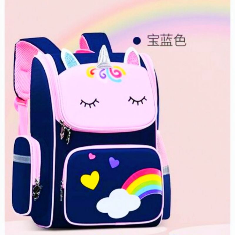 Tas ransel anak perempuan kudaponi/ ransel anak unicorn TK SD/tas gendong anak cewek SD/ransel sekolah SD cewek/backpack anak sekolah