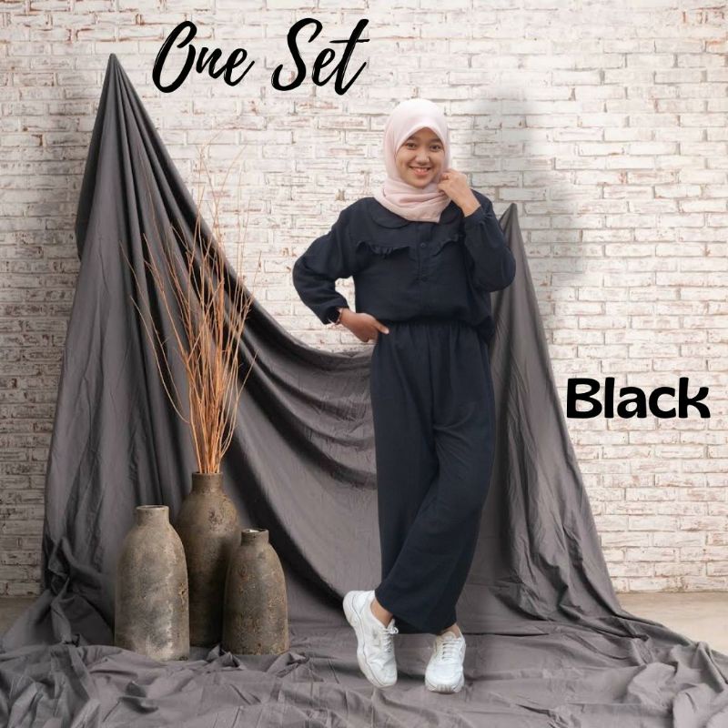 One Set Kemeja Crinkle