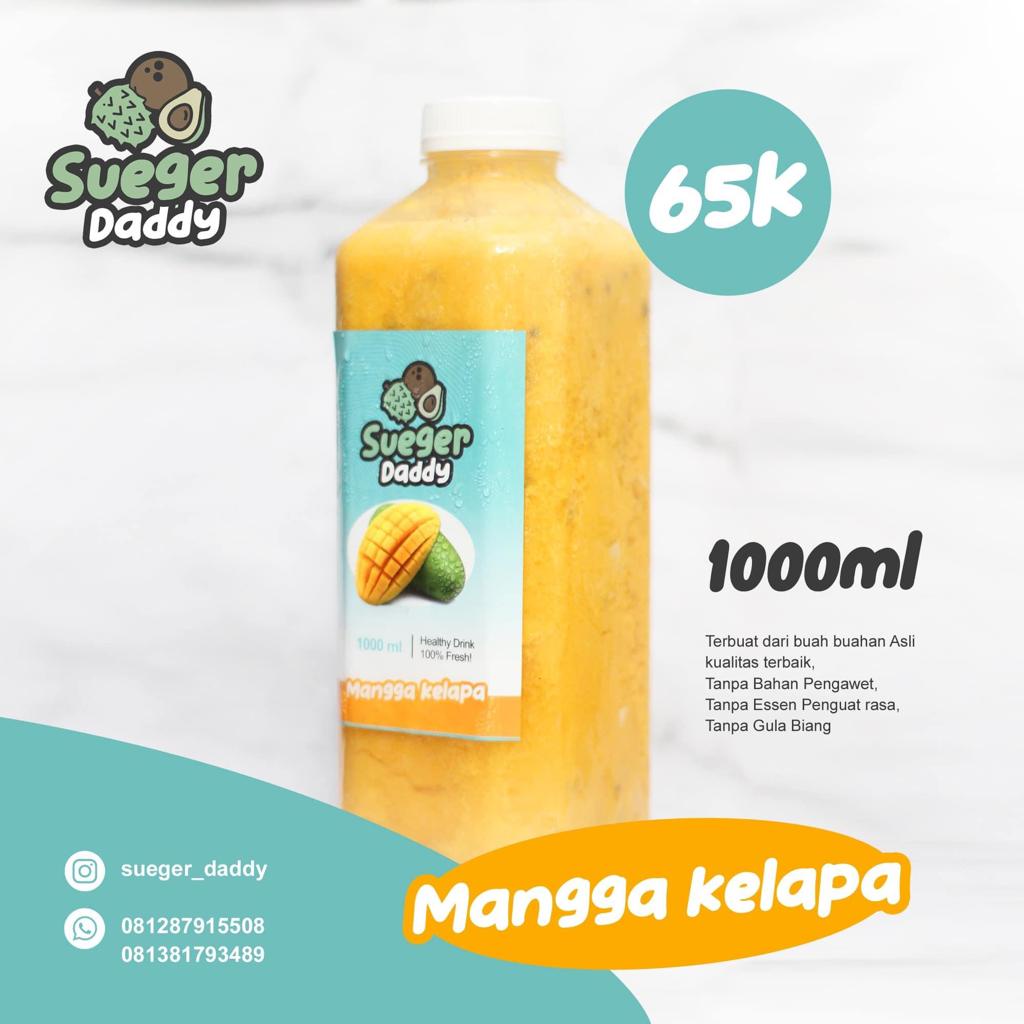 

Jus Mangga Kelapa 1L - Sueger Daddy