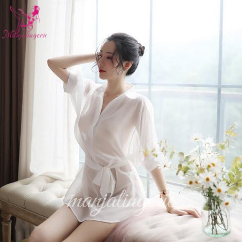 Manjalingerie - SEXY LINGERIE / BAJU TIDUR DEWASA / BAJU TIDUR SEXY LINGERIE WANITA 1428-1428 putih