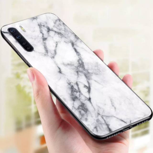 Case Oppo Reno 3 2020 Casing Oppo Reno 3 Premium Luxury Marble Glass Case Oppo Reno 3 2020