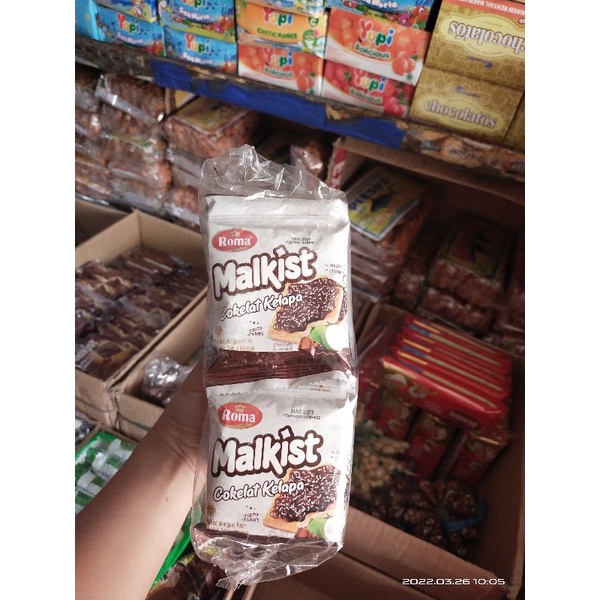 

Roma malkist cokelat kelapa @10pcs