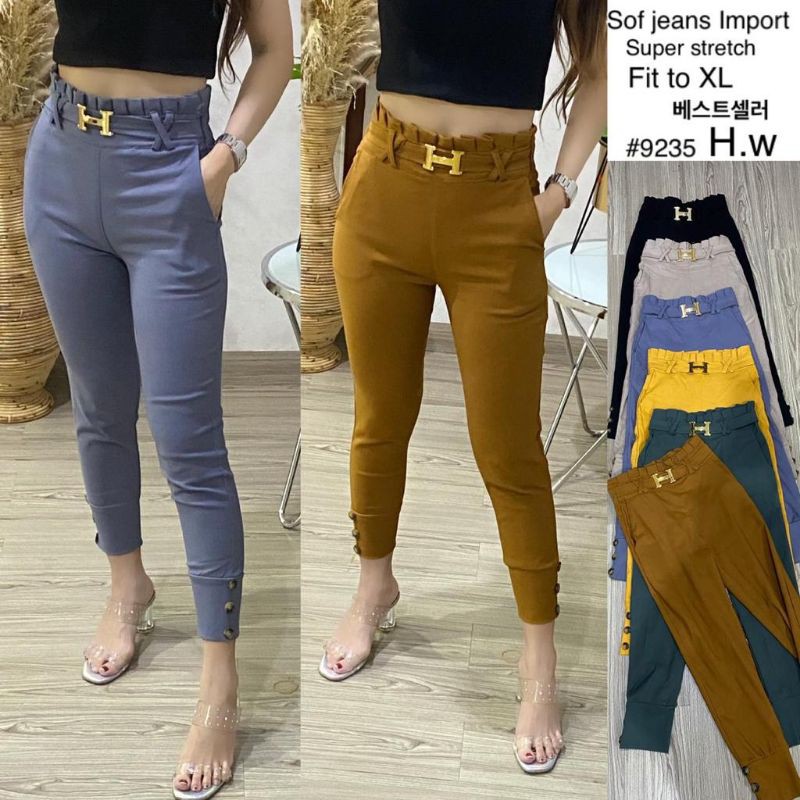 Celana Wanita sift jeans Strecth Impor 9235