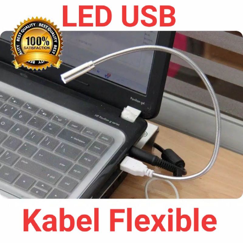 Led usb kabel flexible 1 mata led lampu keyboard lampu baca lampu darurat