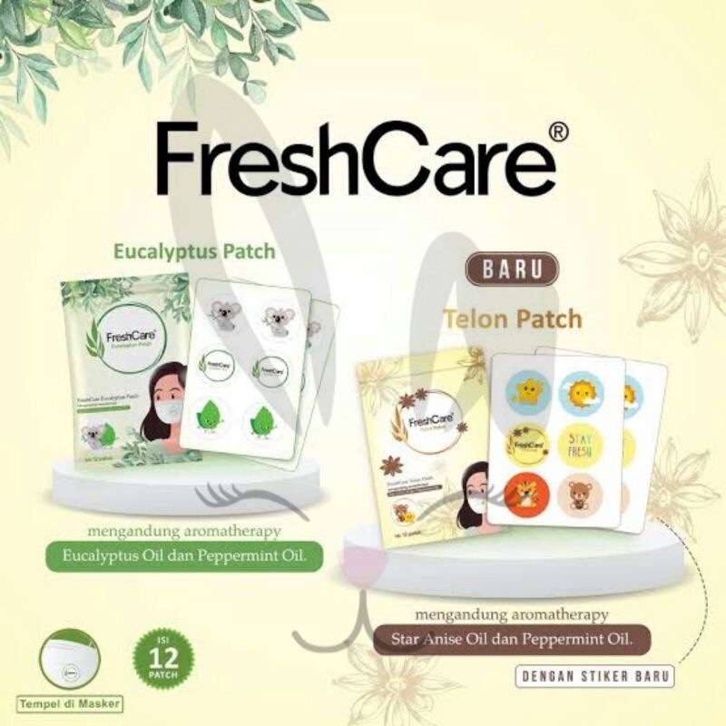 FreshCare Eucalyptus Aromatherapy Patch Masker Sticker Aroma