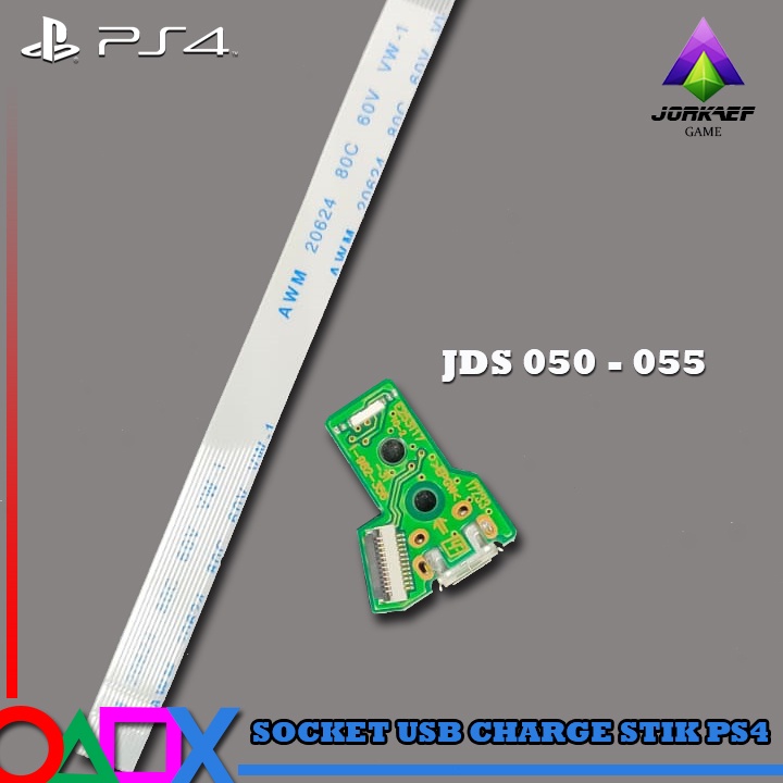 SOCKET USB CHARGE STIK PS4 JDS 055 - 050 + PIN 12