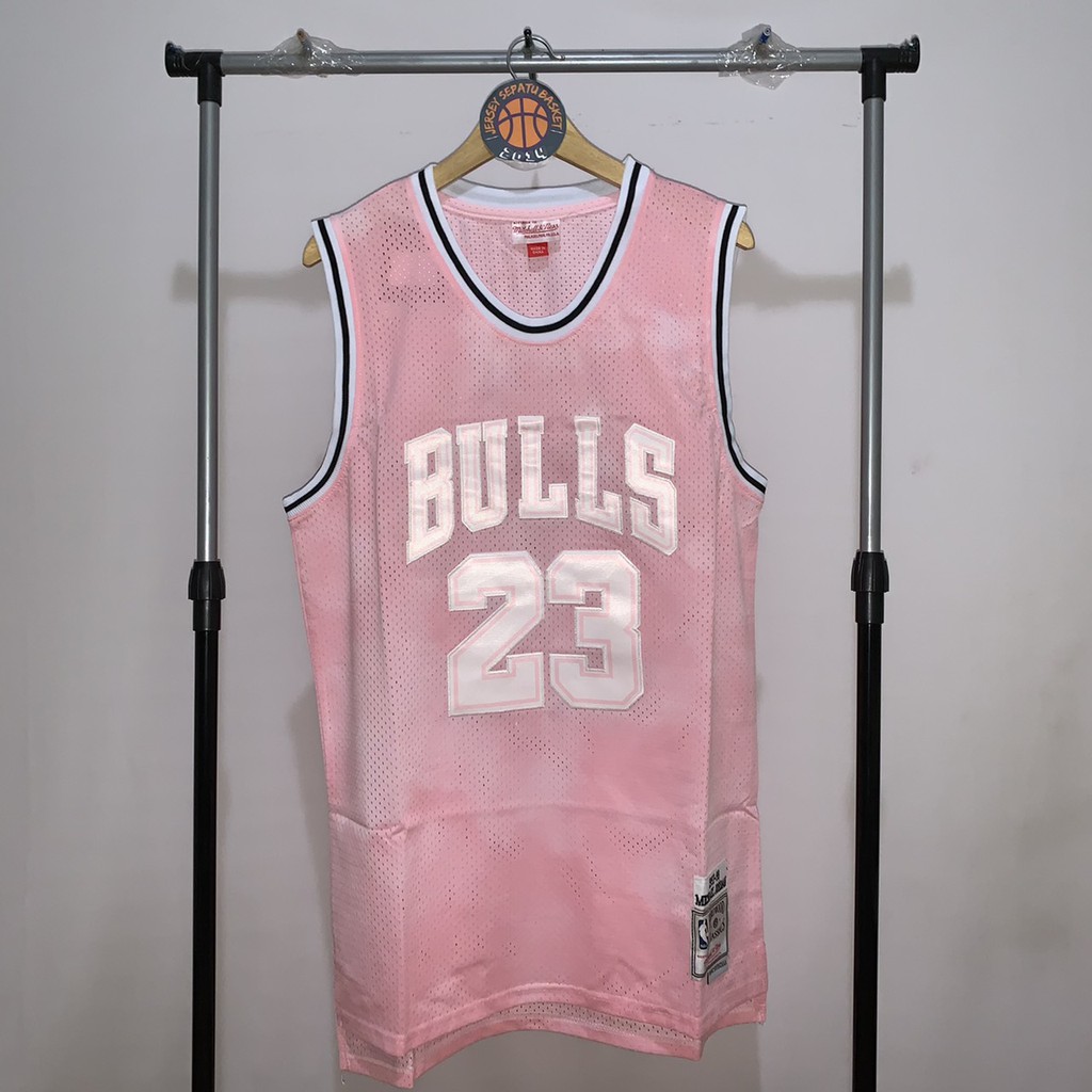 pink michael jordan jersey