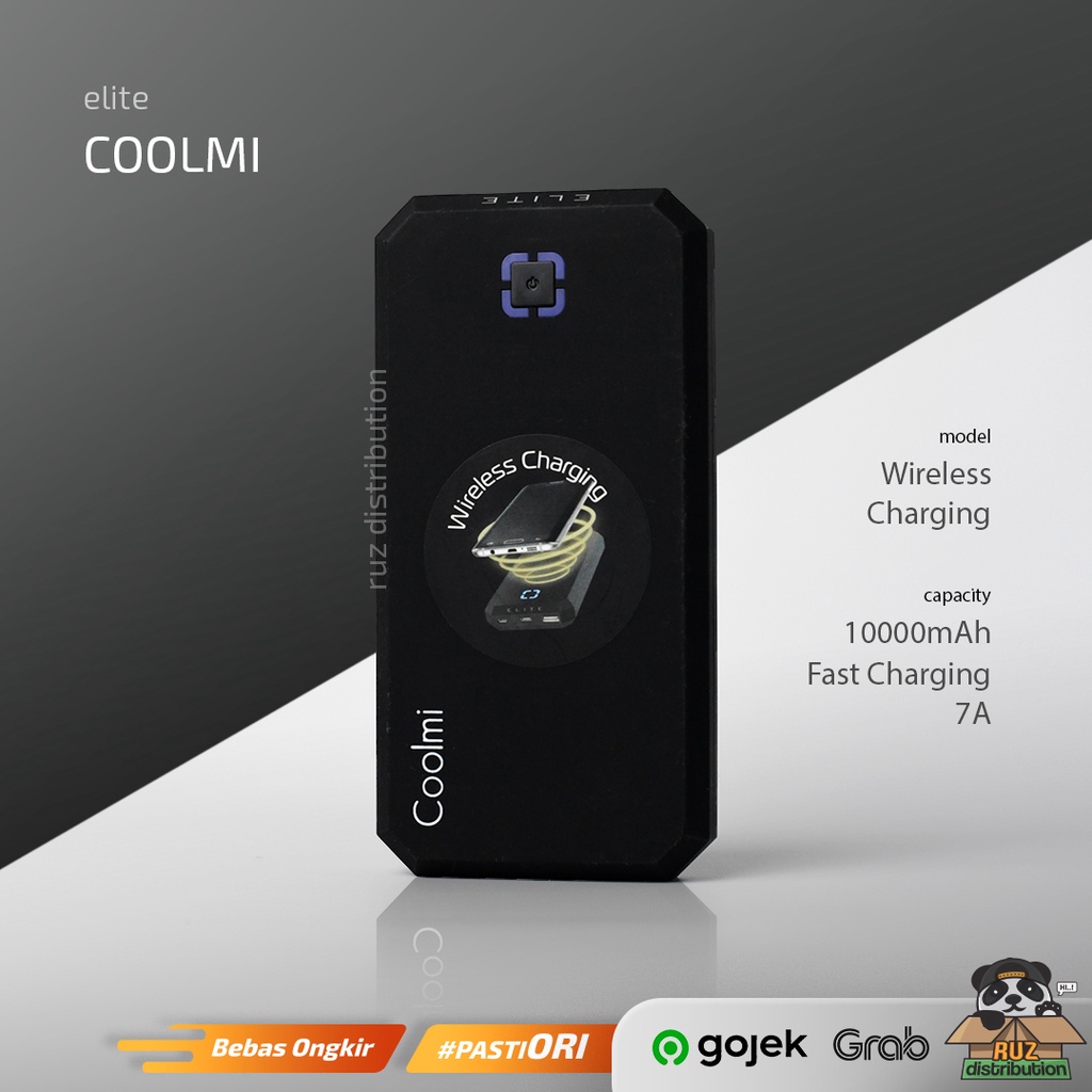 Powerbank Wireless Charging Coolmi 10000mAh PB Wireless