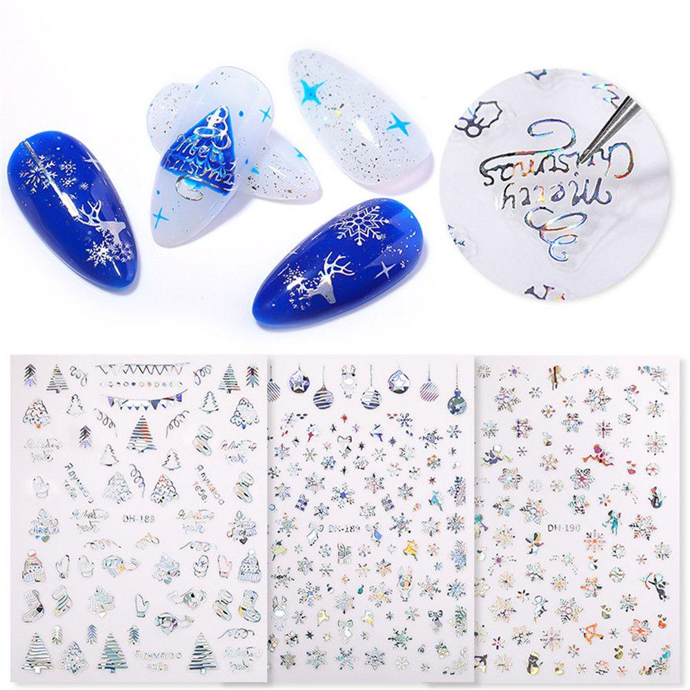 Preva Stiker Kuku Wanita Nail Tips Kuku Nail Art Dekorasi Elk