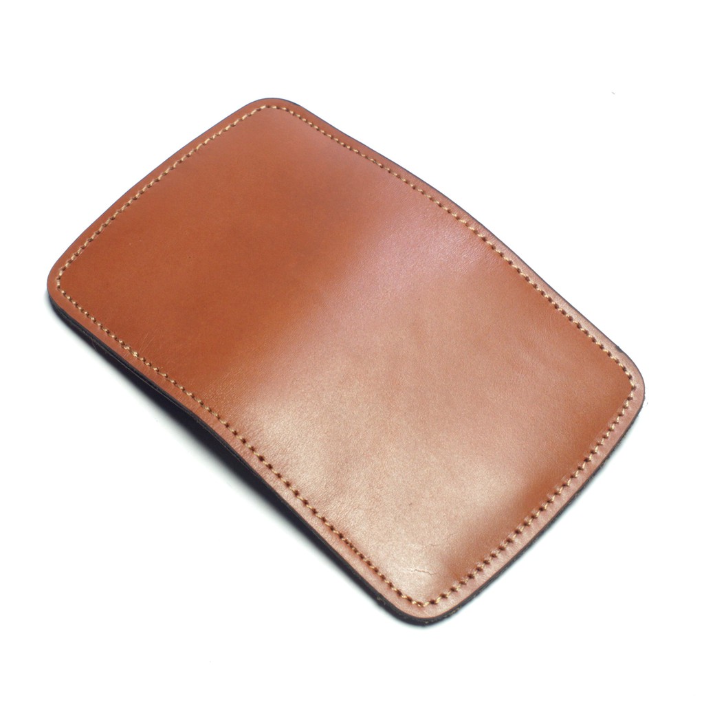 dompet kartu kulit asli model dua warna card wallet kancing