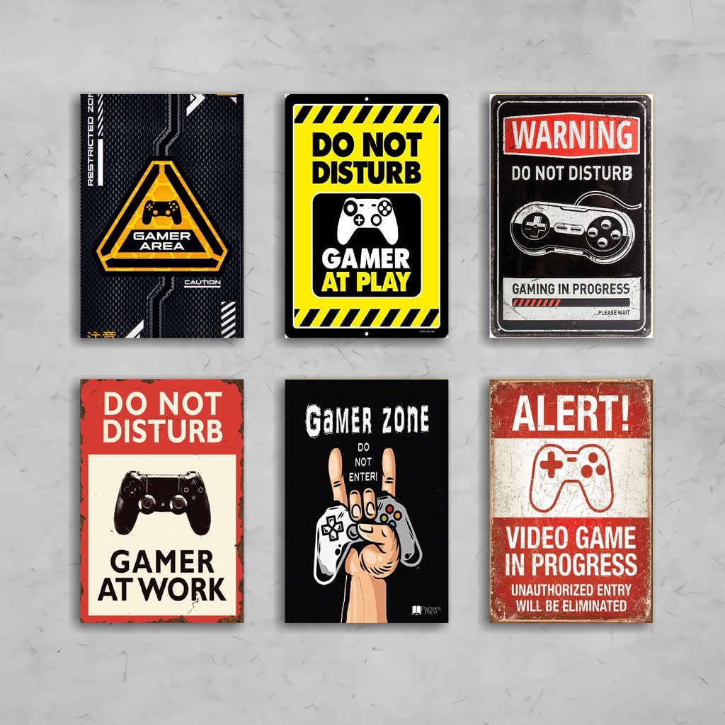 WALL DECOR POSTER HIASAN DINDING GAME GAMERS DEKORASI PAJANGAN AESTHETIC