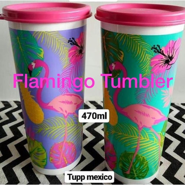 Tupperware Flamingo tumbler satuan