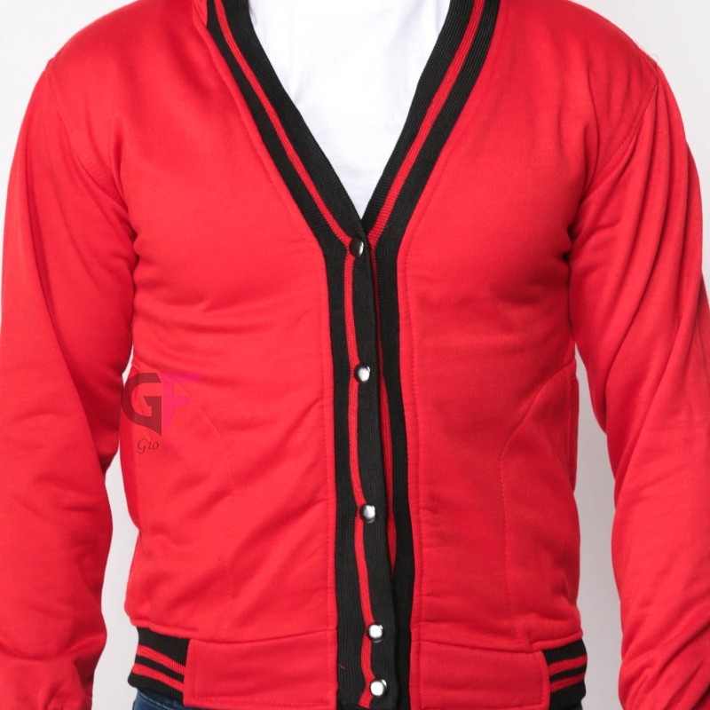 GIOFLO Cardigan Cowok Keren Merah / CAR 627