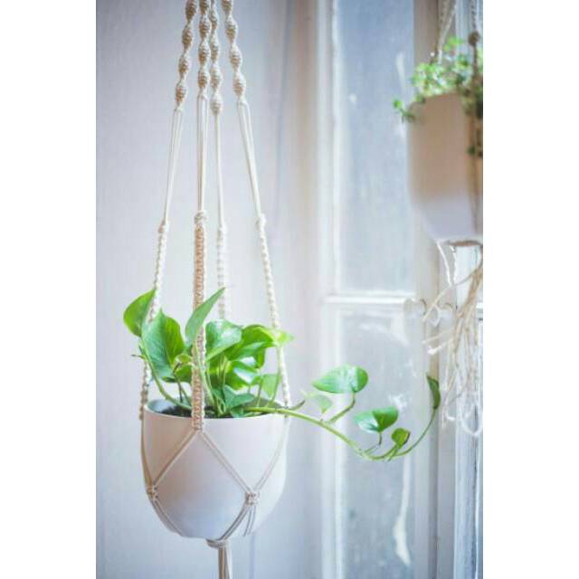 Macrame Pot Gantung