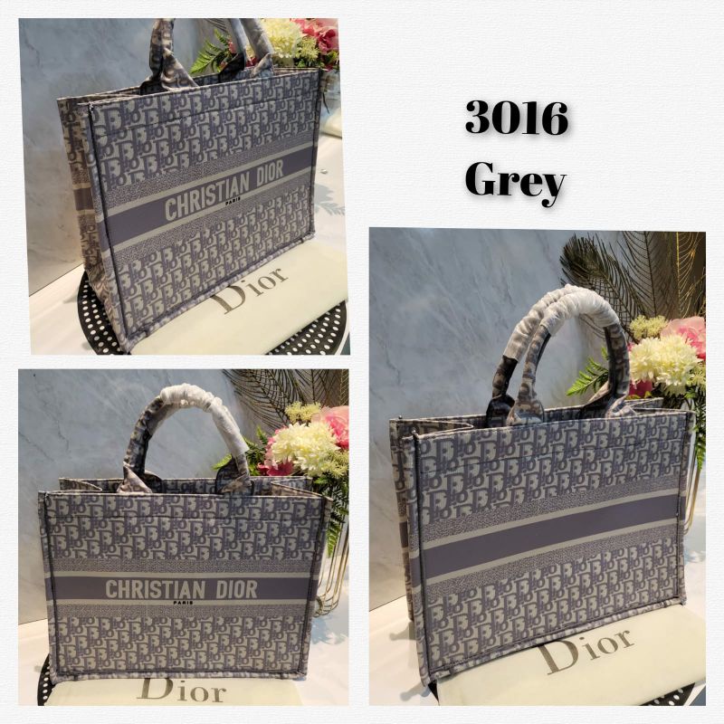 Tote Bag OBLIQUE  FULL EMBOSS Import Premium Kode  07333