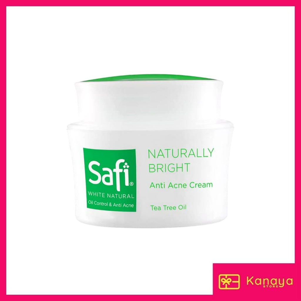 (BISA COD) Safi White Natural Anti Acne Cream Tea Tree Oil