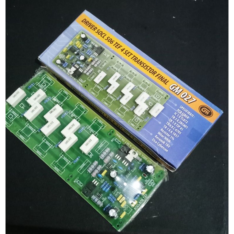 Driver SOCL 506 TEF Panel Final 4 Set PCB Fiber By GM