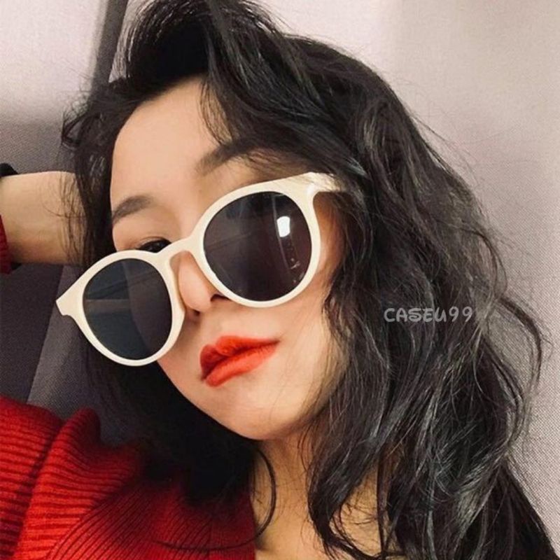 kacamata bulat bundar oval Irene yin/ sunglasses ulzzang/ kacamata retro vintage/sunglasses Summer Korean look