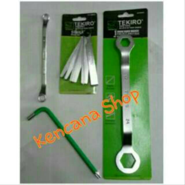 KUNCI STELAN KLEP TEKIRO 4 PCS - FULER TEKIRO SET - KUNCI KLEP TEKIRO SET