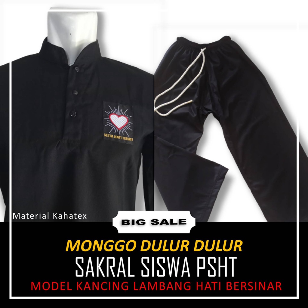 PSHT - Sakral PSHT - Sakral Siswa PSHT - Seragam Silat PSHT Hati Sinar