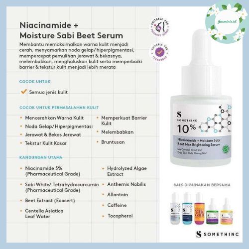 [NEW PROMO!] SOMETHINC 10% Niacinamide + Moisture Sabi Beet Max Brightening Serum