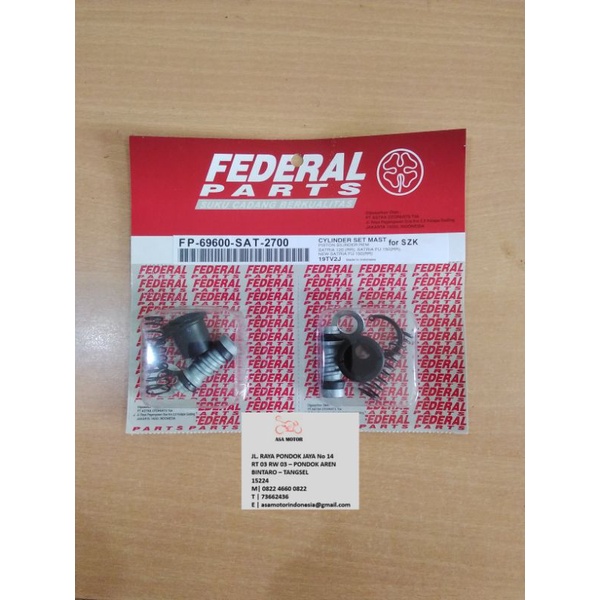 SIL MASTER REM BELAKANG FEDERAL UNTUK MOTOR SATRIA 120/SATRIA FU 150/NEW SATRIA FU 150