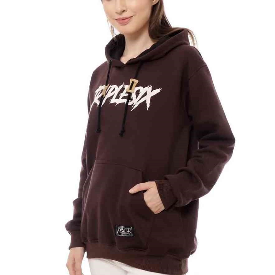 Sweater Hoodie Pria Wanita Triplesix - Sablon