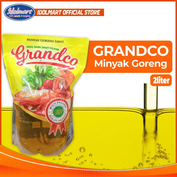 

ds001vv Minyak Goreng Grandco Pouch - 2 Liter Fsfs201