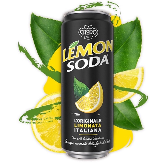 

Italian Soft Drink-Lemonsoda-Lemonade&Oran Soda Can