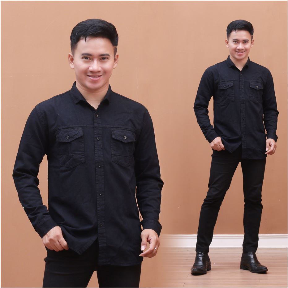 HEM JEANS PRIA LENGAN PANJANG DAN PENDEK PREMIUM ORIGINAL GBM