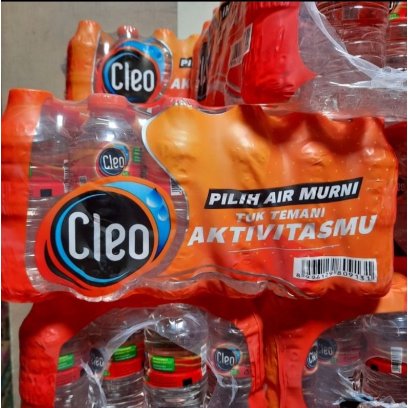 

CLEO AIR MINERAL 220ML BOTOL 1 PAK ISI 24 BOTOL