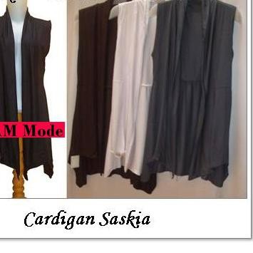Menarik - Rompi Wanita Saskia, Kardigan tanpa lengan, Outer Muslimah