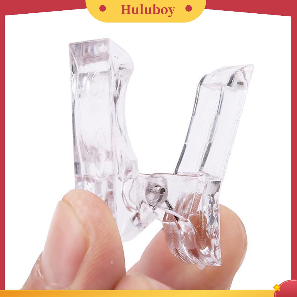 Huluboy Huluboy♡ Klip Penjepit Extension Kuku Transparan Untuk Manicure