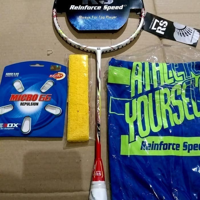 Raket Badminton Rs Metric Power 7 N Ii Komplit Original Promo