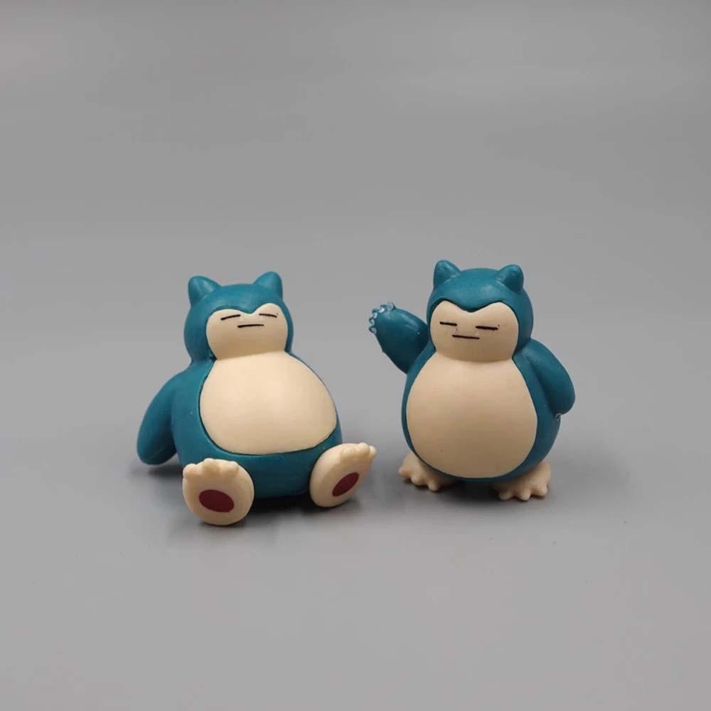 Needway  Pokemon Original Hadiah Anak Hadiah Natal Kartun Snorlax Action Toy Figure Model Mainan