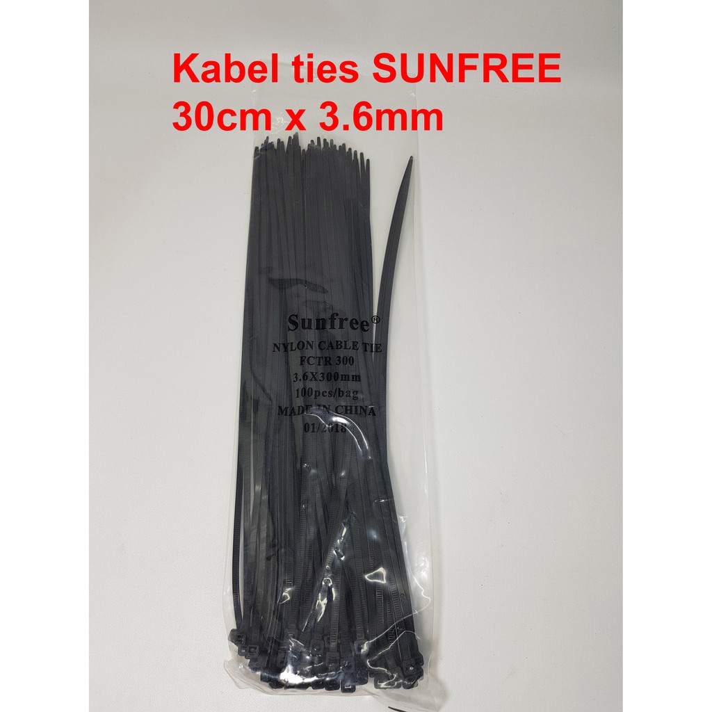 Kabel Tis SUNFREE 30 cm x 3.6 mm / Cable Tie / Kabel Ties