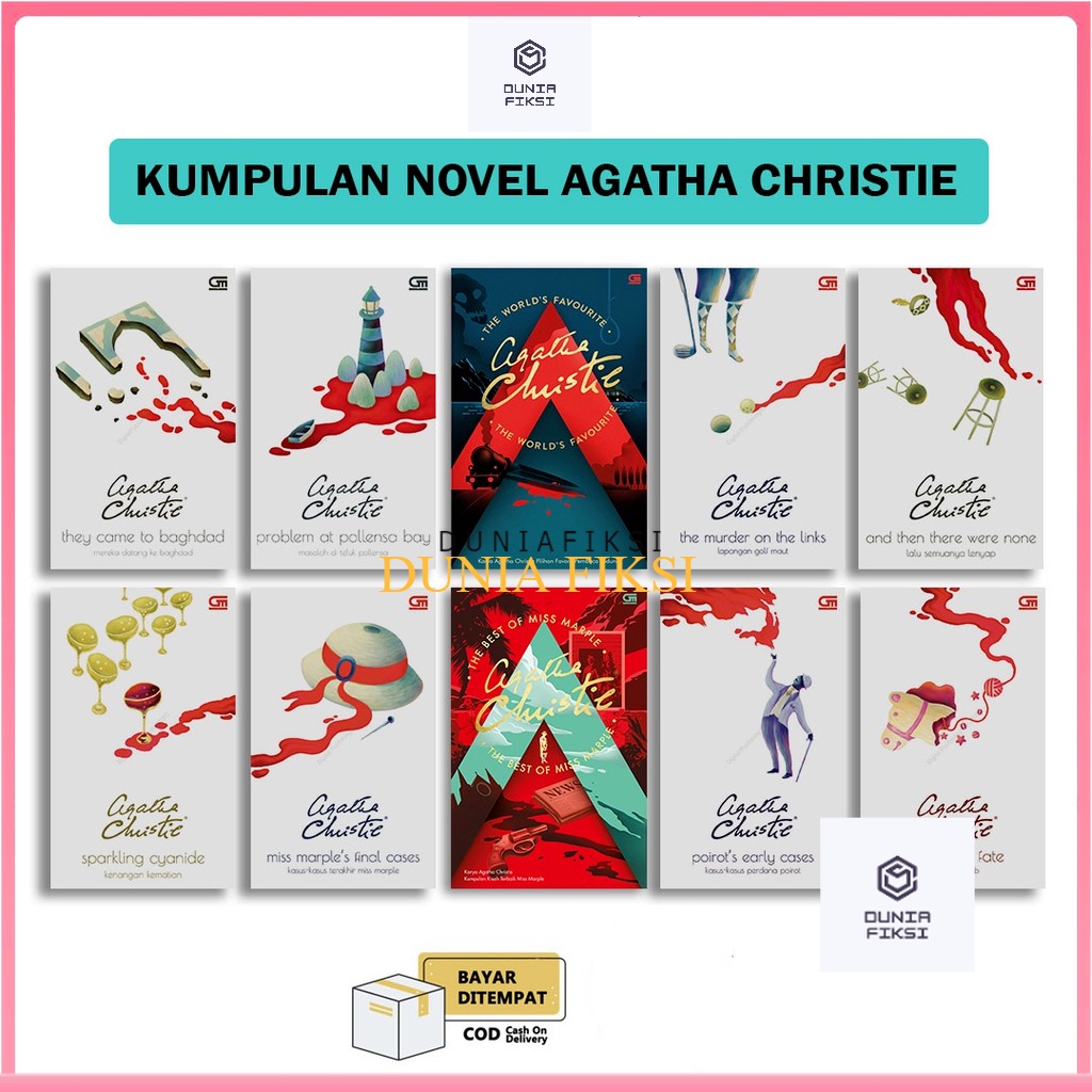 Jual Seri Lengkap Novel Agatha Christie Koleksi Lengkap | Shopee Indonesia