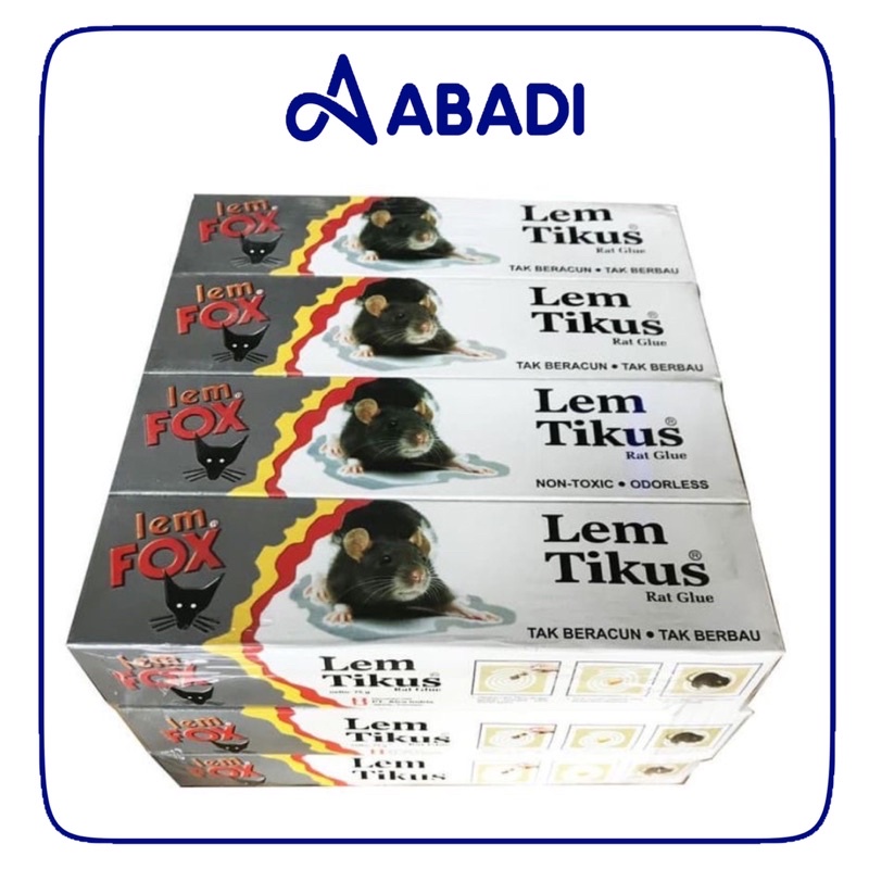 

LEM TIKUS FOX 75gr | Grosir Lusin isi 12