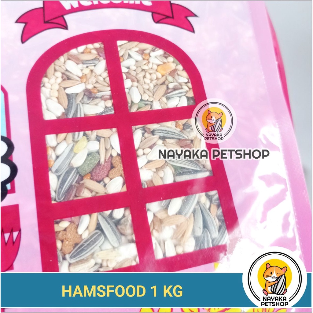 Hamsfood 1 Kg Makanan Hamster Pakan Hamster Racikan Hamfood