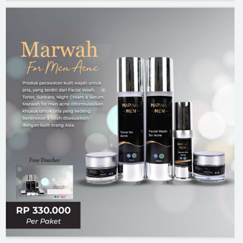 marwah for men/skincare marwah BPOM