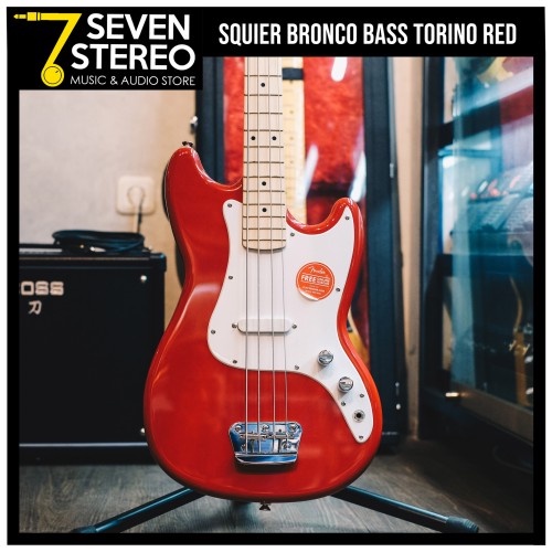 Squier Affinity Bronco Bass Torino Red