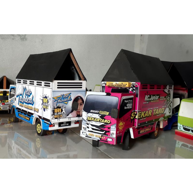  miniatur  truk  oleng bahan triplek  tebal 9mm Shopee Indonesia