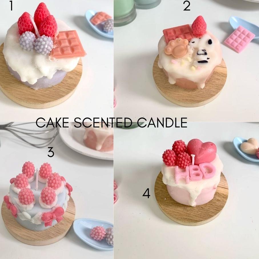 민 cake scented candle hampers| gift|  scented candle| lilin aromaterapi| cute scented candle| custom