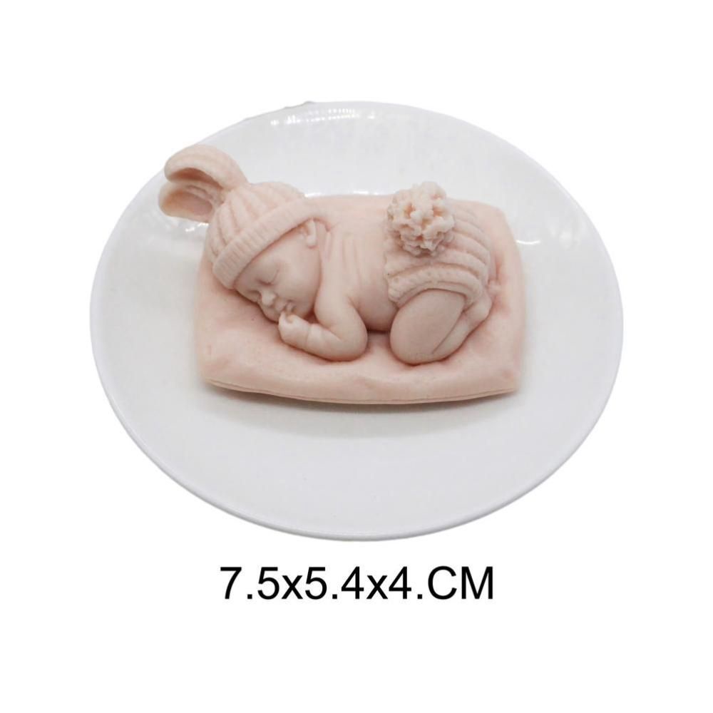 ELEGANT For Candy Chocolate Cake Decorations Baby Silicone Mold 3D Sugar Mold Newborn Mold Sleeping Baby Shape Decorating Tool Cute DIY Resin Kitchen Accessories Chocolate Mold
