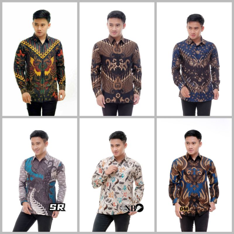 BATIK KEMEJA PANJANG TERBARU SIZE M L XL XXL