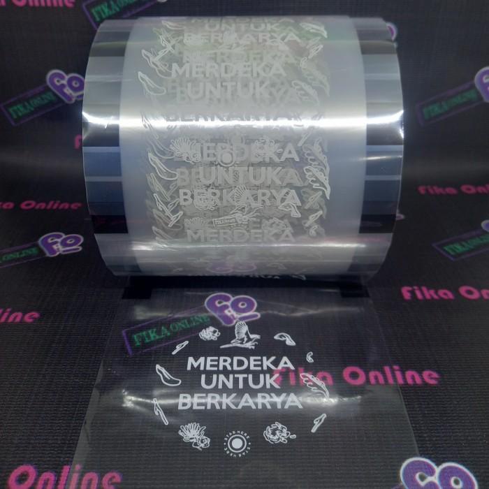 Sealer Fika Plastik Lid Cup Sealer Sablon Custom / Desain Custom 1 Roll